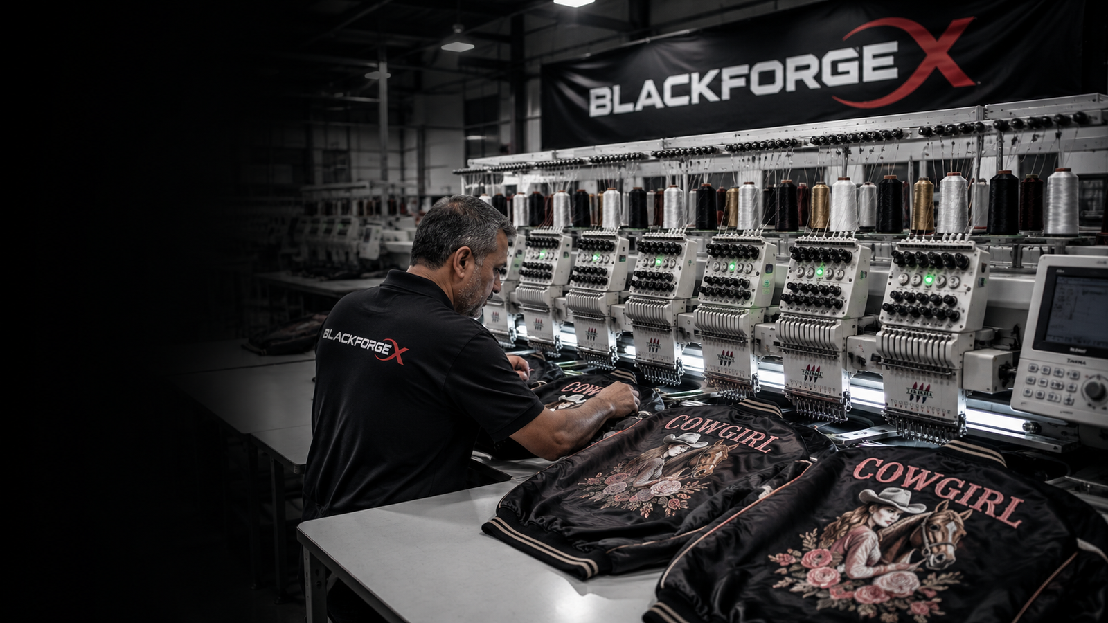 BlackForgeX custom embroidery services