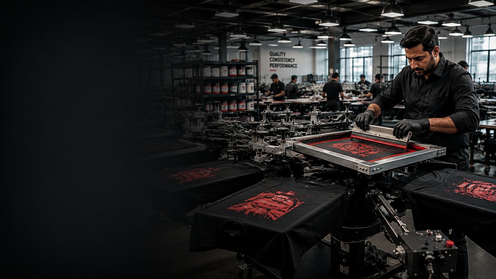 BlackForgeX custom screen printing production