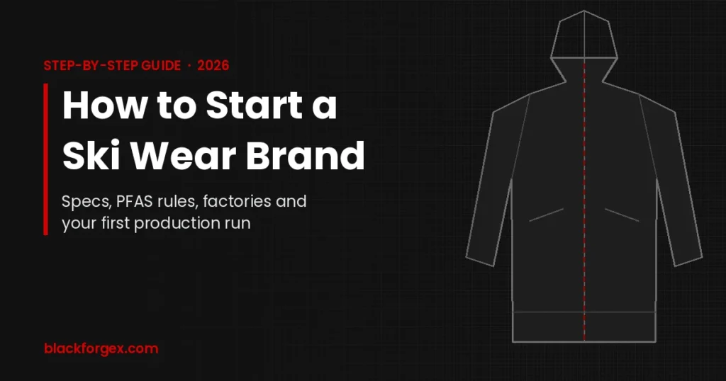 How to Start a Ski Wear Brand: A 2026 Step-by-Step Guide | BLACKFORGEX manufacturer guide